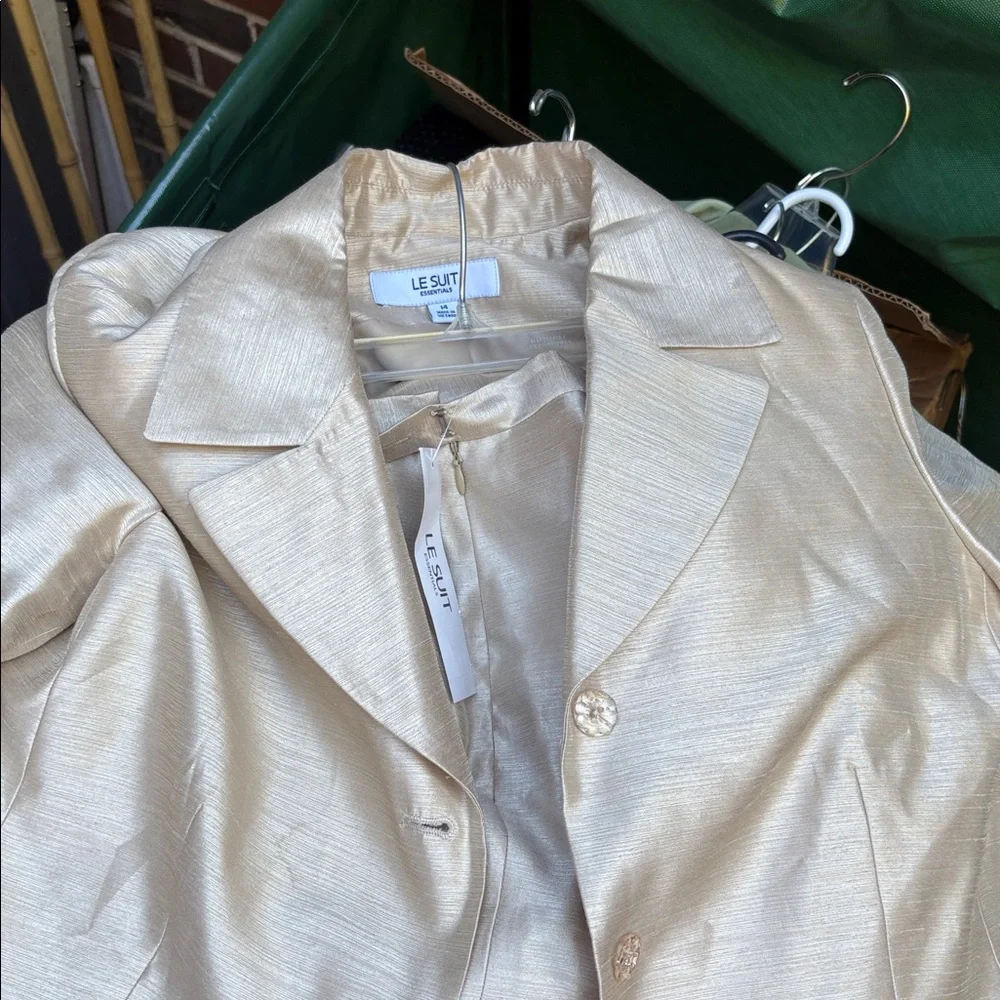 Le Suit Shimmering Gold Ensemble - Picture 3 of 4